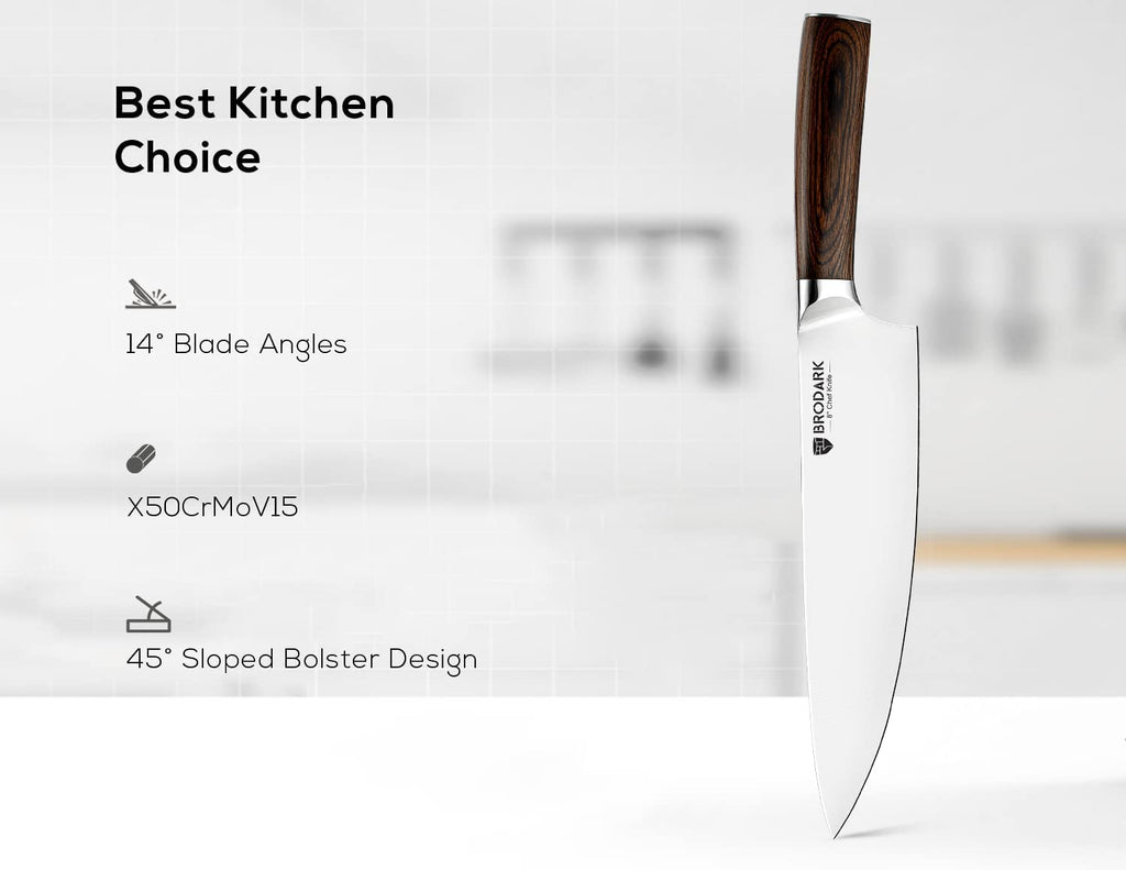 15 Piece Professional Chef Knife – brodarkhome